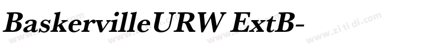 BaskervilleURW ExtB字体转换